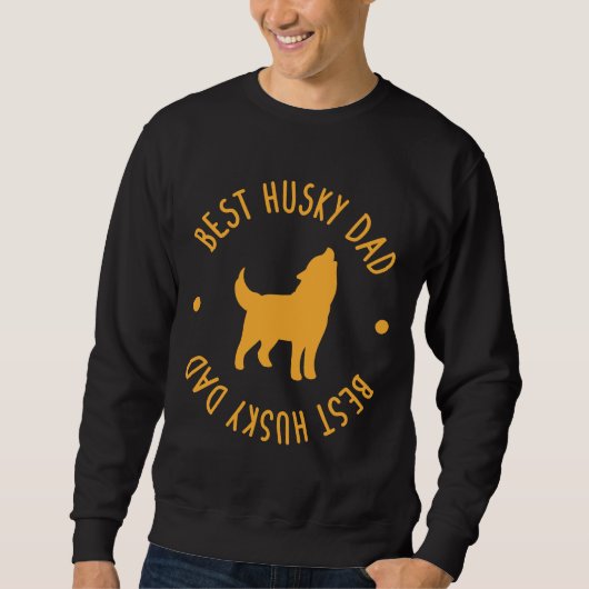 Bester Husky-Vater Sweatshirt (Vorderseite)