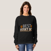 Bester Husky-Vater Sweatshirt (Vorne ganz)