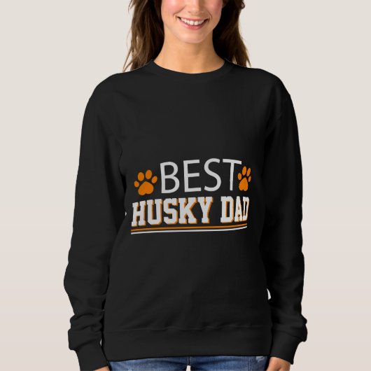 Bester Husky-Vater Sweatshirt (Vorderseite)
