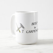 Bester in der Zimmerei Kaffeetasse (Vorderseite Links)