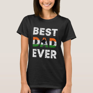 Bester indischer Vater je Indien Daddy Vatertag T-Shirt
