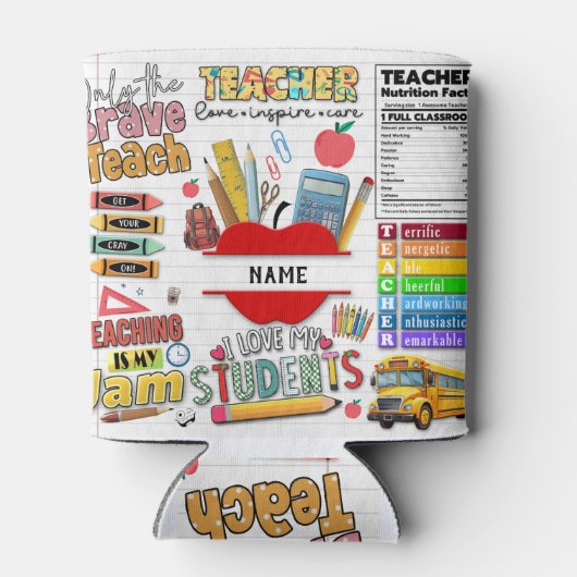 Bester individuelle Name Dosenkühler (Rückseite)