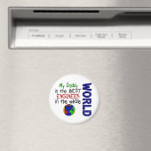 Bester Ingenieur in Welt 2 (Daddy) Magnet (In Situ (Geschirrspüler))