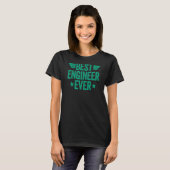 Bester Ingenieur je 1 T-Shirt (Vorne ganz)