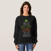 Bester irischer Dance Vater in der Welt Irish Danc Sweatshirt (Vorne ganz)