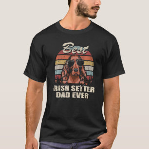 Bester irischer Setter-Vater aller Zeiten Vatertag T-Shirt