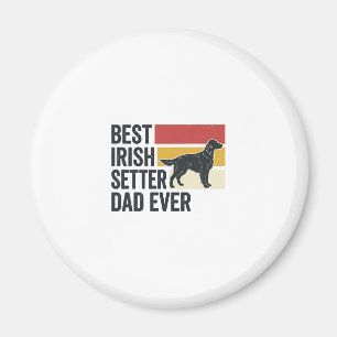 Bester Irischer Setter-Vater Aller Zeiten Vintage- Magnet