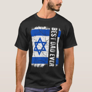 Bester israelischer Vater je Israel Flaggentag des T-Shirt