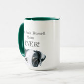 Bester Jack Russell Mama jemals! | Jack Russell Pe Tasse (Vorderseite Links)