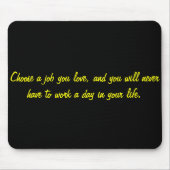 Bester Job Mousepad (Vorne)
