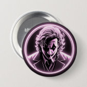 Bester Joker mit lila Modell 3 Button (Vorne & Hinten)