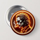 Bester Joker mit orangefarbenem Modell 4 Button (Vorne & Hinten)