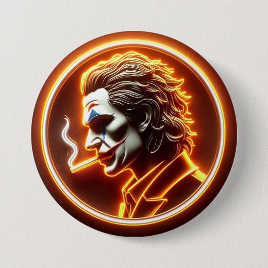 Bester Joker mit orangefarbenem Modell 4 Button (Vorderseite)