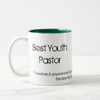 Bester Jugend-Pastor Zweifarbige Tasse
