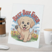 Bester Junge je Sockelschild (In Situ)