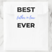 Bester Jurist-Vater 2 Quadratischer Aufkleber (Tasche)