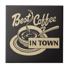 Bester Kaffee in der Stadt Fliese