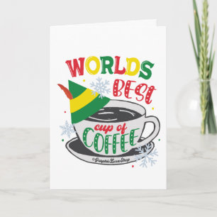 Bester Kaffee Weihnachten © GraphicLoveShop Karte