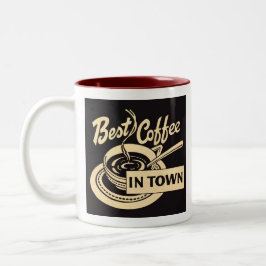 Bester Kaffee Zweifarbige Tasse