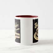 Bester Kaffee Zweifarbige Tasse (Mittel)
