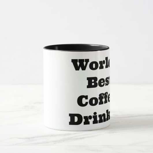 Bester Kaffeetrinker der Welt Tasse (Zentrum)