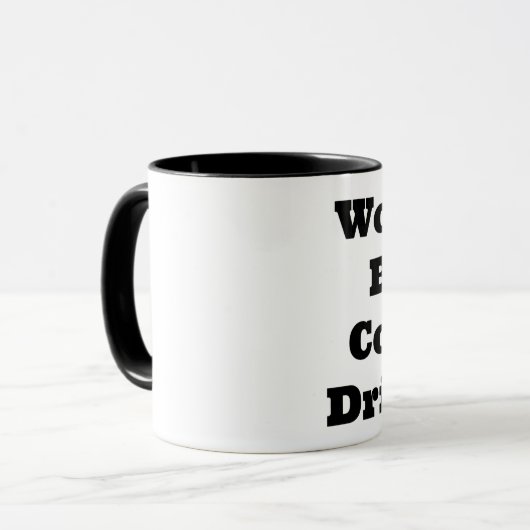 Bester Kaffeetrinker der Welt Tasse (Vorderseite Links)