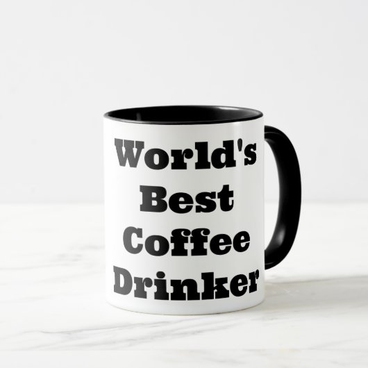 Bester Kaffeetrinker der Welt Tasse (VorderseiteRechts)