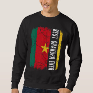 Bester Kameruner Großvater je Kamerun Flaggenvater Sweatshirt