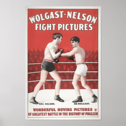 Bester Kampf in der Geschichte des Pugilismus Poster (Vorne)