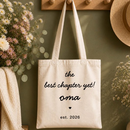 Bester Kapitel bisher Oma Tote-Tasche Tragetasche