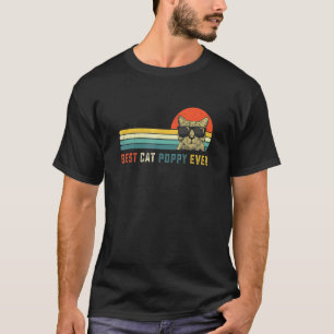 Bester Katze Mohn Je Aufprall Fit Vatertag  Vater  T-Shirt