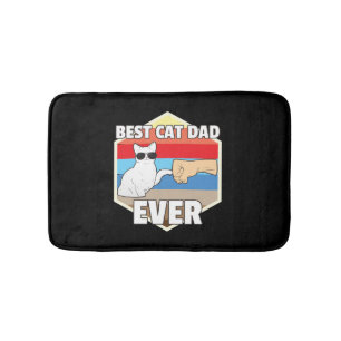 Bester Katze Vater je Katze Vater Katzen Papa Badematte
