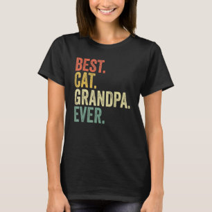 Bester Katzen-Opa aller Zeiten Vintage Daddy Katze T-Shirt