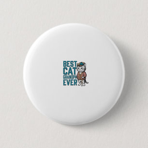 Bester Katzen-Opa Ever Vintage Katzen-Opa-Shirt De Button