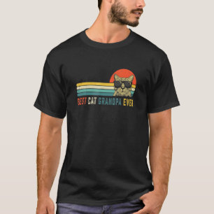 Bester Katzen-Opa jemals Stoß Fit Vatertag Papa T-Shirt