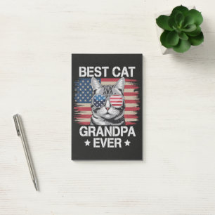 Bester Katzen-Opa überhaupt Amerikaner Post-it Klebezettel