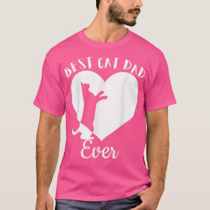 Bester Katzen-Vater Niedlich Schwarze Katzen Vinta T-Shirt