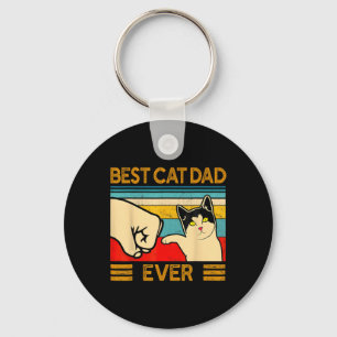 Bester Katzenpapa Aller Vater-Tags-Geschenk Katzen Schlüsselanhänger
