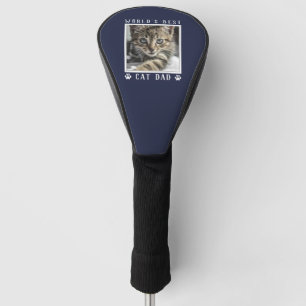 Bester Katzenpapa der Welt Pfotenabdrücke Haustier Golf Headcover