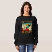 Bester Katzenpapa ever Katzenvater Daddy Sweatshirt (Vorne ganz)