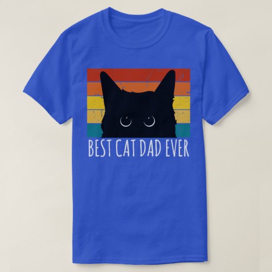 Bester Katzenpapa je32 T-Shirt (Design vorne)