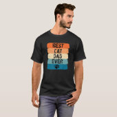 Bester Katzenpapa überhaupt   Katze T-Shirt (Vorne ganz)