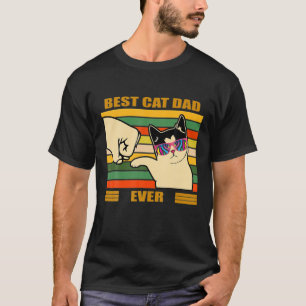 Bester Katzenpapa überhaupt Lustiger Katzen Daddy T-Shirt