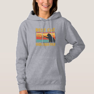Bester Katzenpate Ever Vintage Katze Vektor Design Hoodie