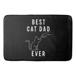 Bester Katzenvater Aller Katzenpapa Pfote Faust Sc Badematte