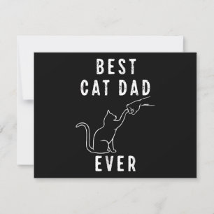 Bester Katzenvater Aller Katzenpapa Pfote Faust Sc Save The Date