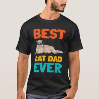 Bester Katzenvater Aller Spaß Katzenbesitzer Kurzh T-Shirt