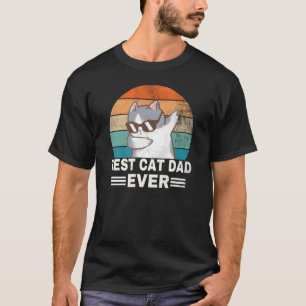 Bester Katzenvater Aller Zeiten Cat Daddy Vintage T-Shirt