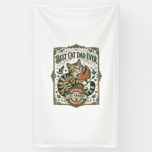 Bester Katzenvater Aller Zeiten Katze Mutter Vater Banner