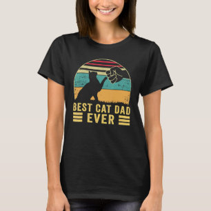 Bester Katzenvater Aller Zeiten  Katzenpapa Fausts T-Shirt